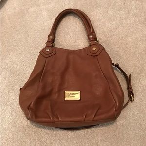 Marc Jacobs Q Fran Cognac Leather Satchel